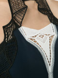 lace insert halter top