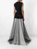 tulle pleated layers dress