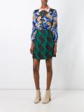 multi-print dress