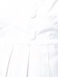 褶饰紧胸上衣
