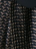 pleated jacquard skirt