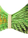 printed bandeau bikini set