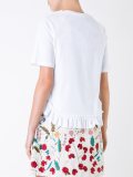 ruffled hem T-shirt 