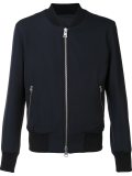 zipped pocket bomber jacket