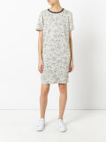 floral T-shirt dress