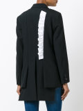ruffled blazer