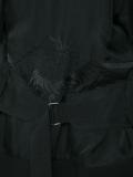zipped oversized jacket 