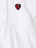 contrast collar dress