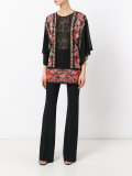 sheer panel kaftan