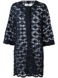 floral lace panel jacket 
