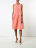 cross grosgrain back dress