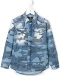 camouflage denim shirt