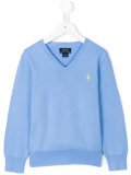 logo embroidered jumper