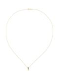 18kt gold and black diamond 'Single Kite' necklace