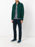 zipped bomber jacket