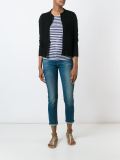 zip-up cardigan