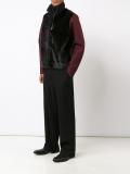 high neck zipped jacket