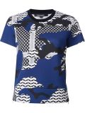 patterned camouflage T-shirt