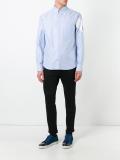contrast diagonal band shirt 