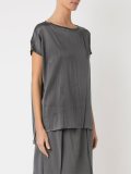 creased effect top