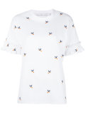 hummingbird-print T-shirt