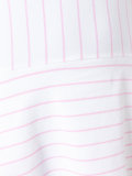 striped layered ruffled dress
