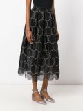 circle pattern full skirt