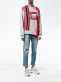 multi-panel sweatshirt 