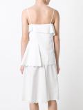 scalloped tiered dress