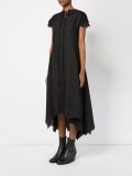 pointy shortsleeved dress