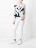 flower intarsia jumper
