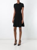 lace detail flared dress
