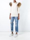 turtleneck cable knit pullover