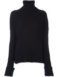 ribbed roll neck jumper