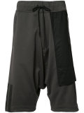 drawstring track shorts 