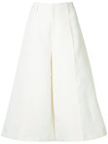 flared cropped trousers 