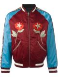 colour block bomber jacket