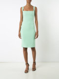 square neck dress