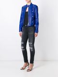 lion stud embellished jacket