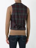 plaid waistcoat