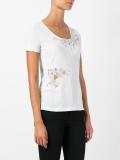 lace detail T-shirt