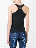 perforated racerback tank top