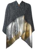 metallic poncho