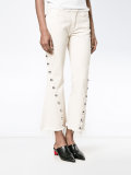 Capri buttoned jeans