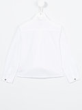 pleated placket shirt