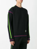 stripe story cycle sweatshirt 