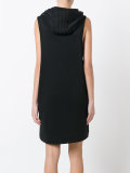 sleeveless hooded dress
