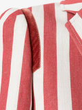 striped fitted blazer
