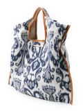 jacquard effect tote bag