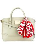 scarf detail tote